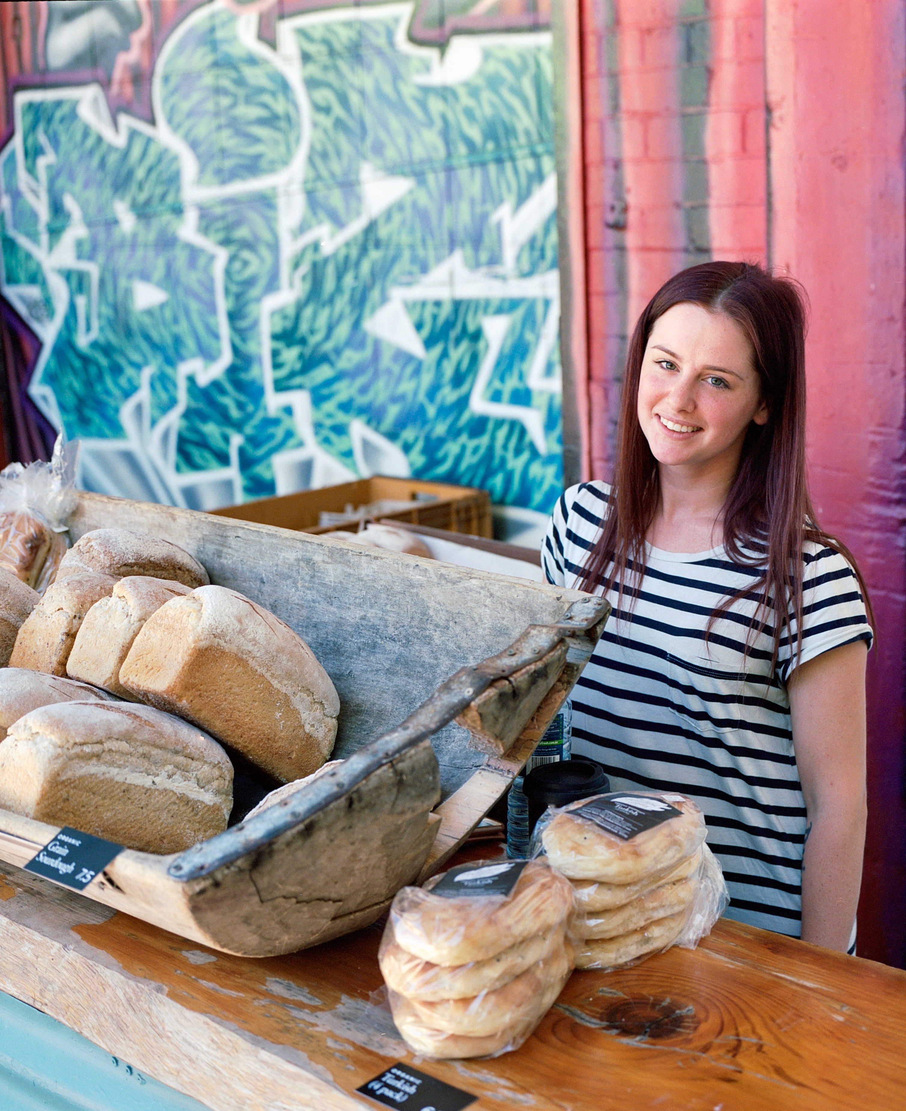 City Farm Market Stall 2. Taken in January 2019, with Mamiya 7ii and 80mm lens, and Kodak Portra 400 120 film