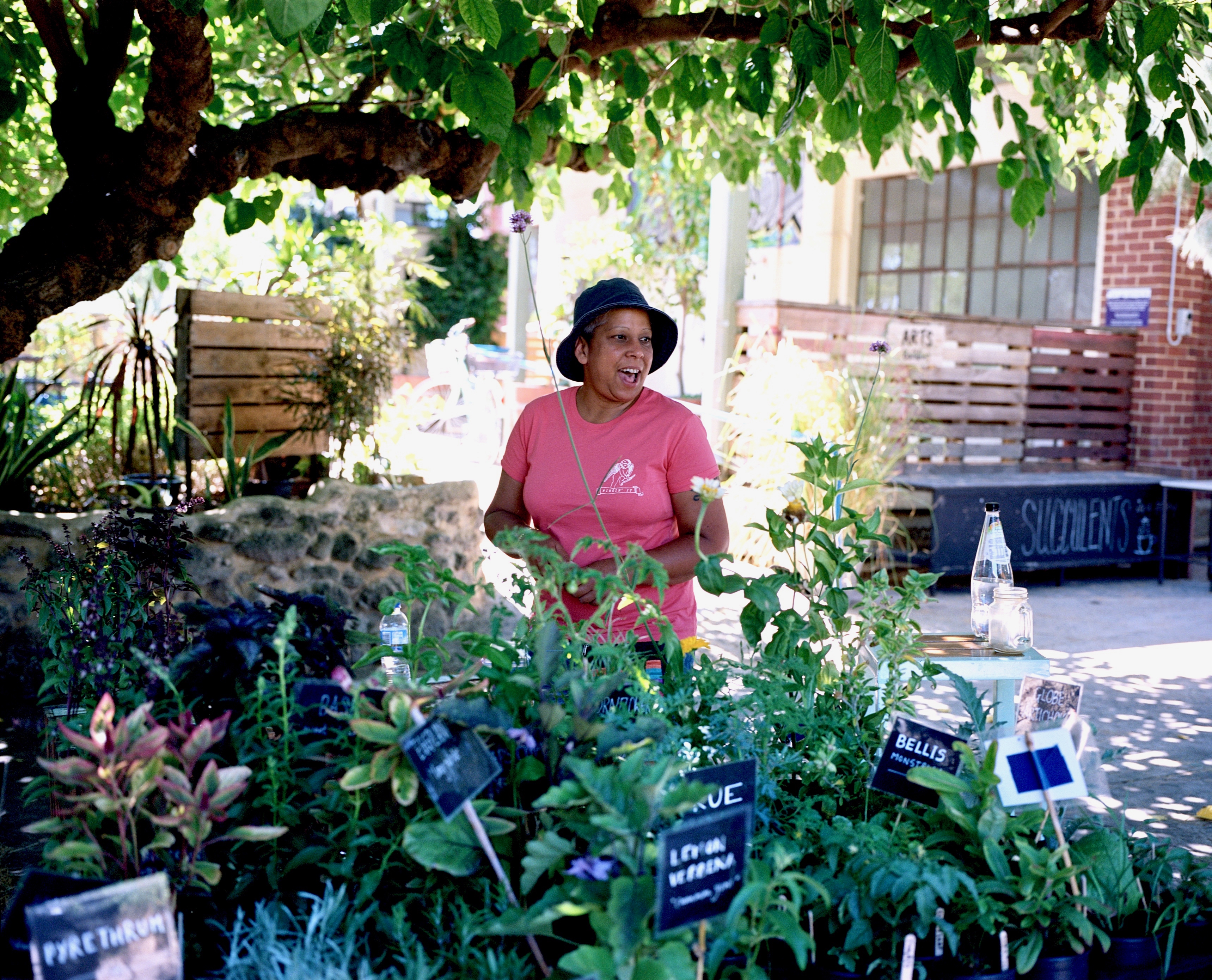 City Farm Market Stall 3. Taken in January 2019, with Mamiya 7ii and 80mm lens, and Kodak Portra 400 120 film