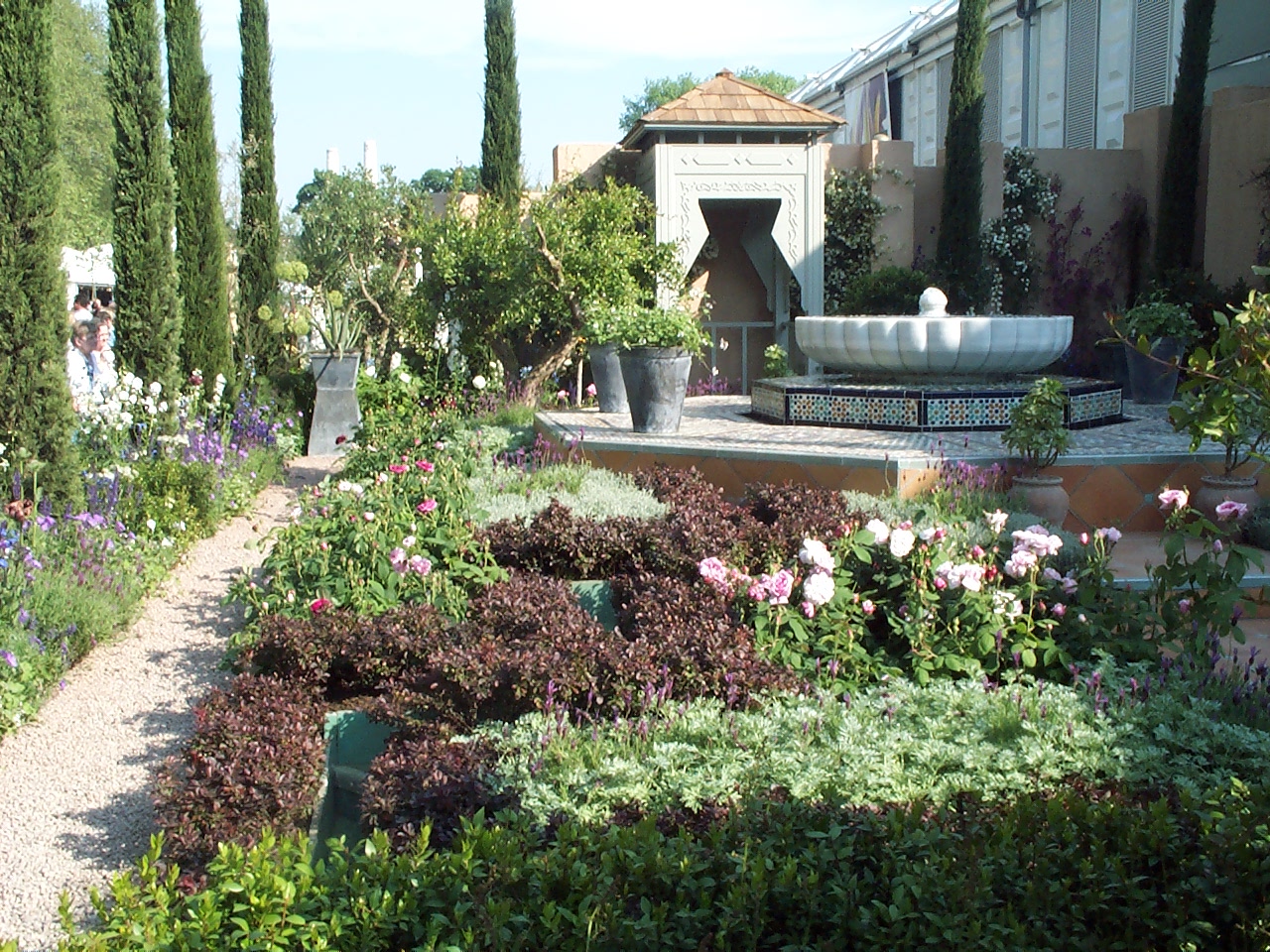 Islamic carpet garden