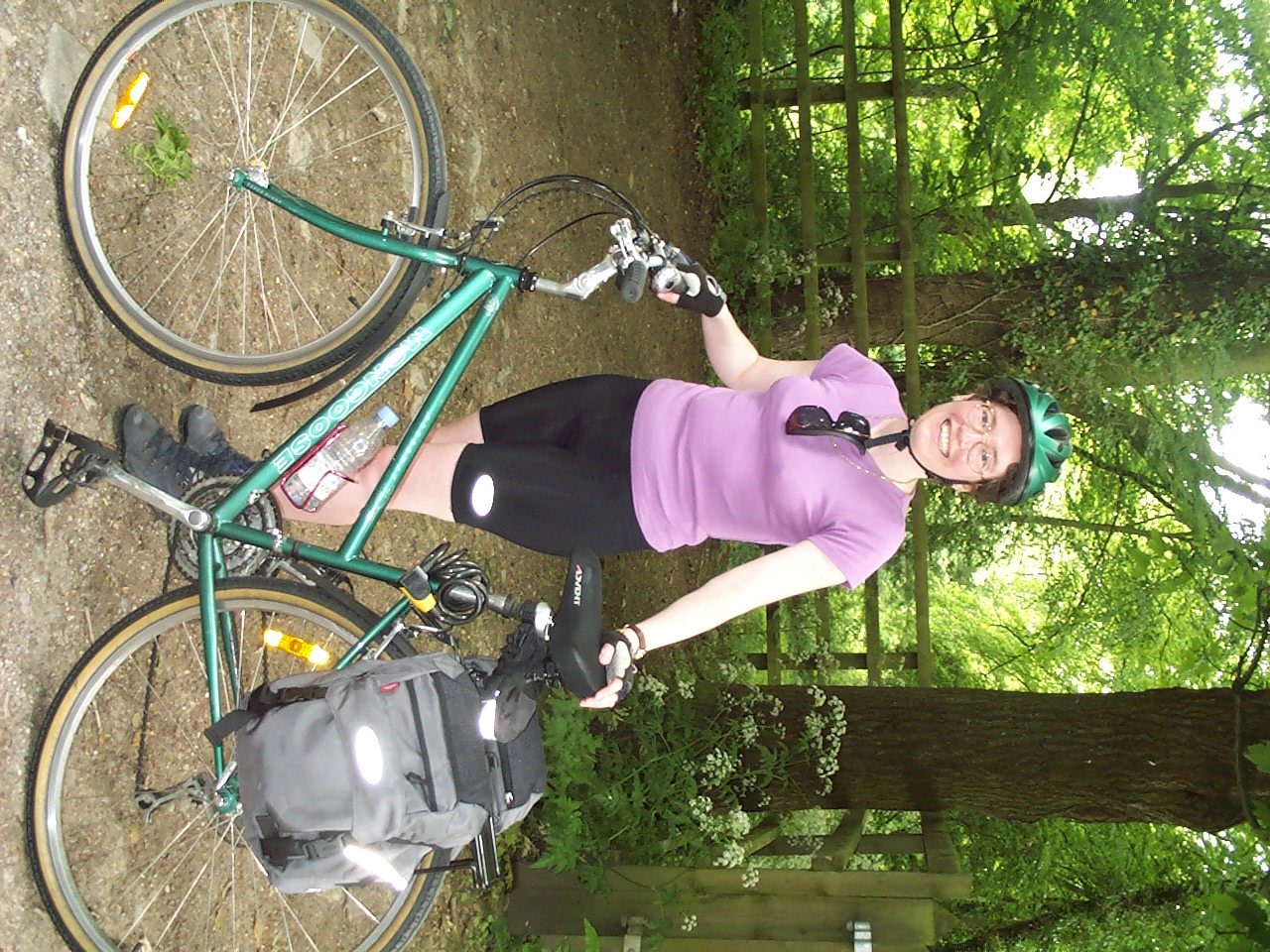 This smile was before the hills...