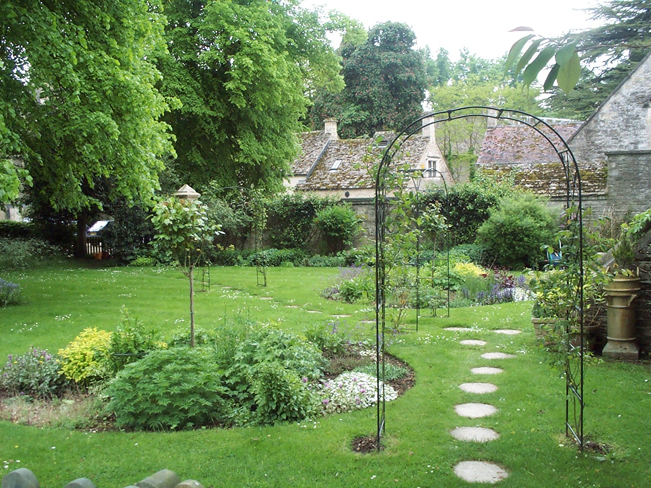 Garden at Bibury Court
