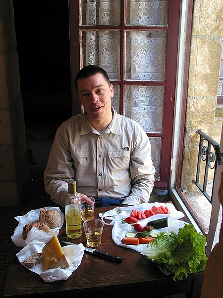 Picnic from the Sarlat market
