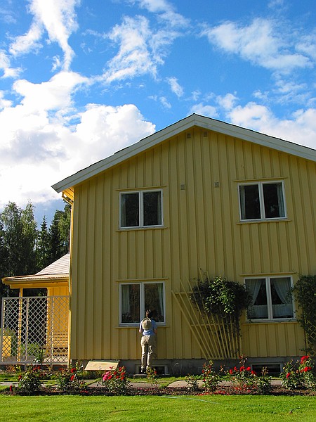 I'm looking at a house in a museum... honest!