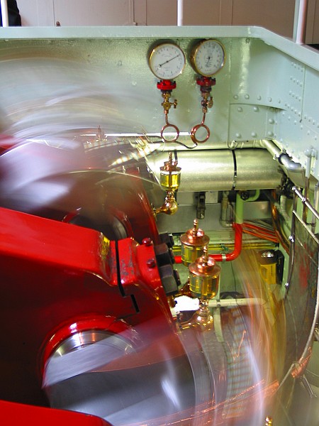 The steam engine in action